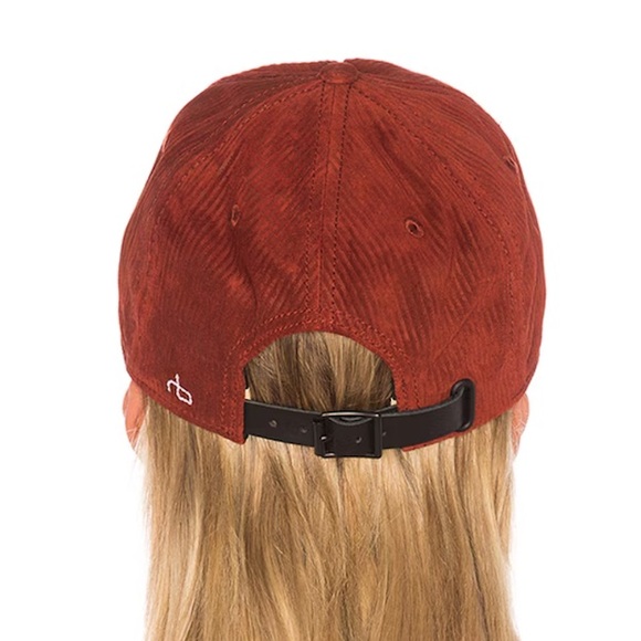 Rag & Bone Marilyn Baseball Cap in Rust - Picture 2 of 6